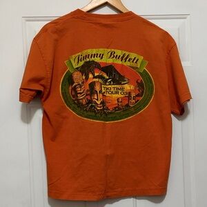 Vintage Vibrant Orange Graphic T-Shirt